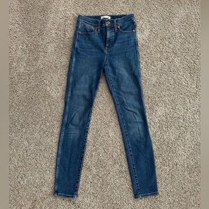 Madewell 10” High-Rise Skinny jeans, size 25
